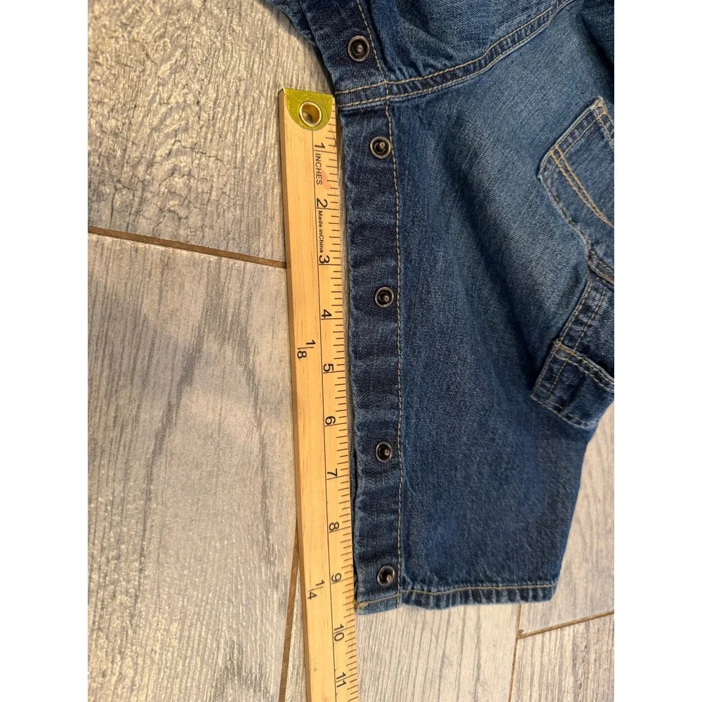 Oshkosh‎ B'gosh 12 Months Baby Denim Overalls Bibs Jeans Vestbak Boys Girls